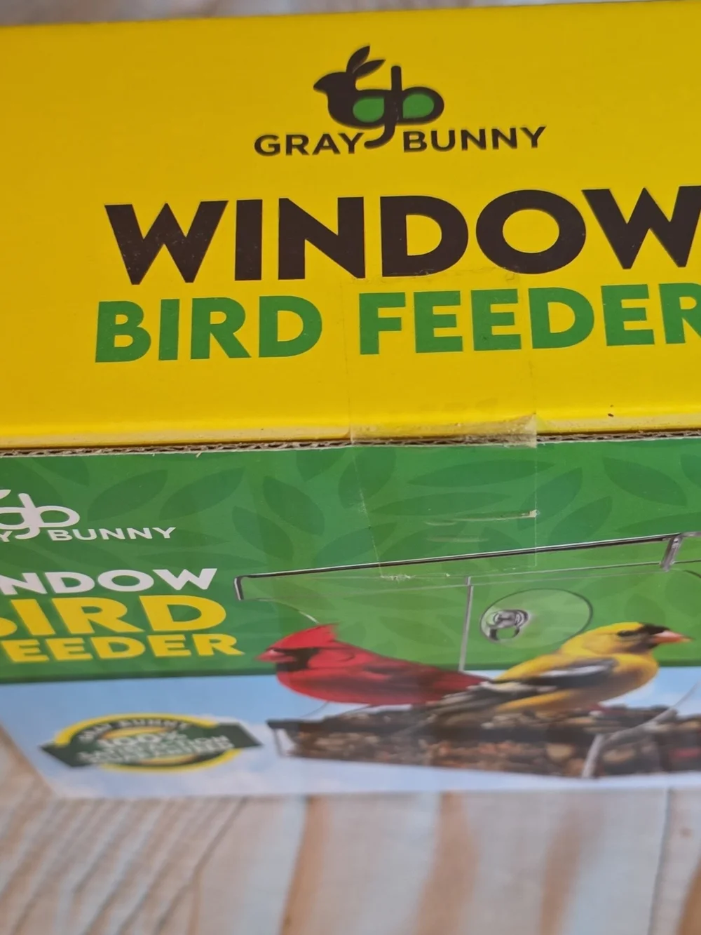 Window Bird Feeder - Clear